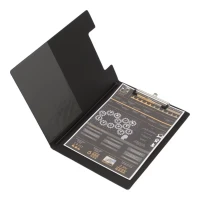 Clipboard Bantex A4 with Cover 4240-10 Hitam / Papan Jalan